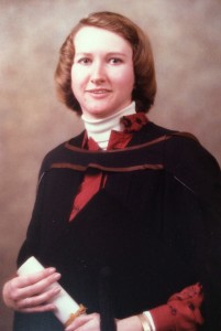 Helen at her PhD graduation